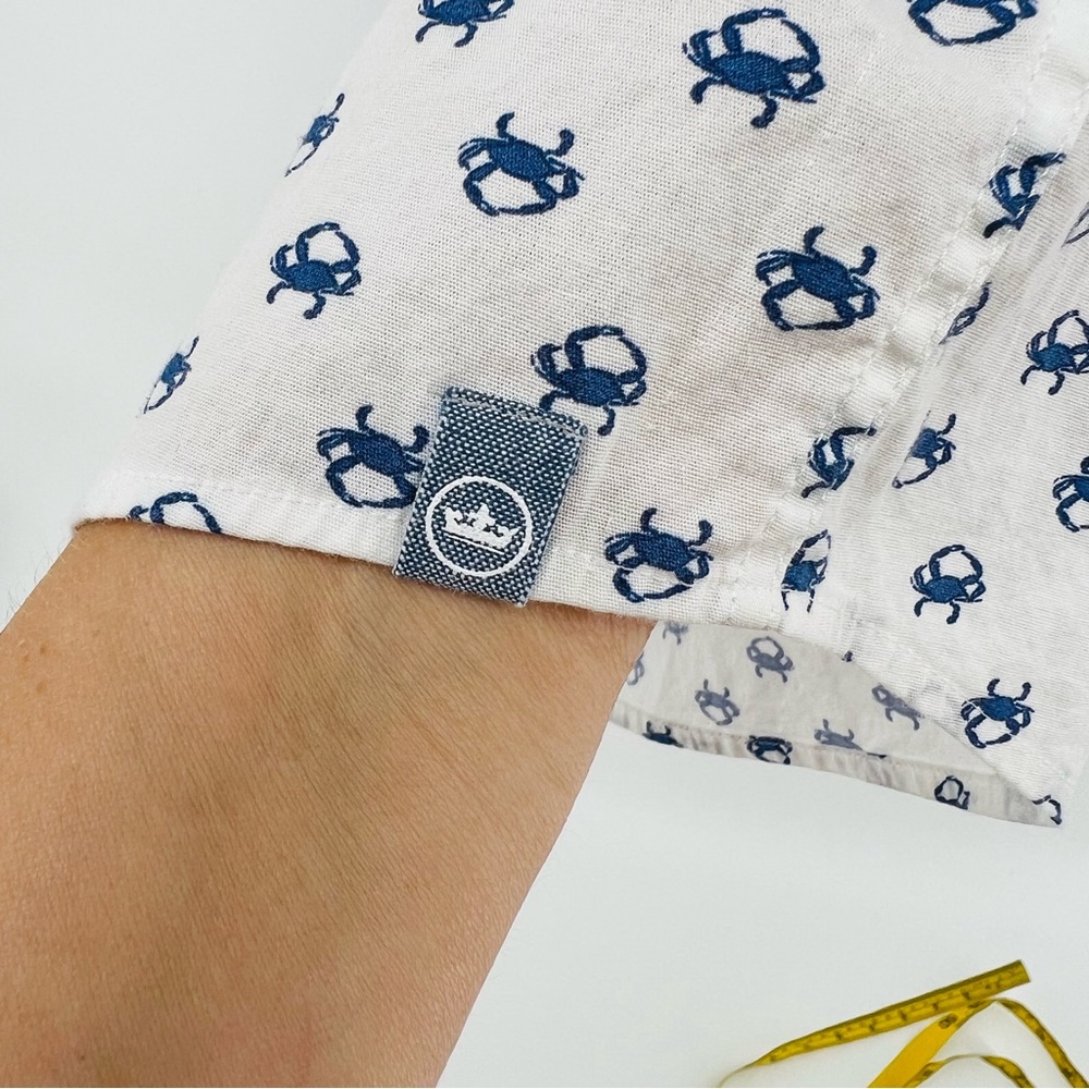 Peter Millar Size Large Crab Button Down - image 4